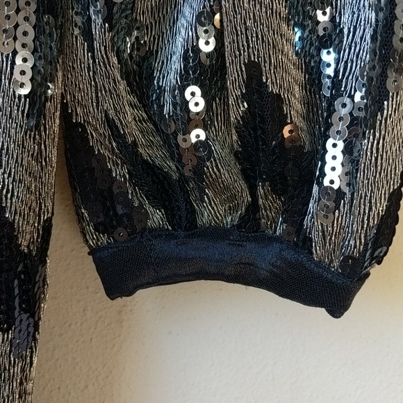 Sequin Chevron Dress - Picture 5 of 8